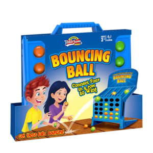 Four Consecutive Chess, Connect Shots Game, Fun Bouncing Ball Linking